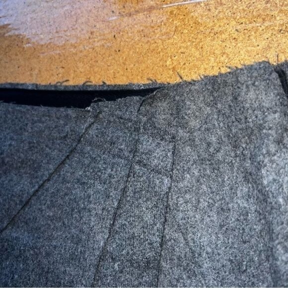 Country Road Womens Asymmetric Wool Blend Skirt Gray Size 8 Mid-Length Stylish C - Picture 5 of 10